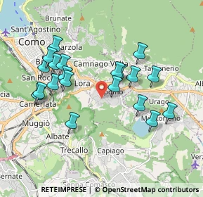 Mappa Via ai Ronchi, 22030 Lipomo CO, Italia (1.805)