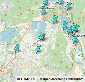 Mappa Via Vittorio Veneto, 23848 Oggiono LC, Italia (4.85462)