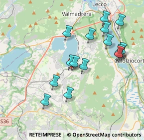 Mappa Via Vittorio Veneto, 23848 Oggiono LC, Italia (3.81438)