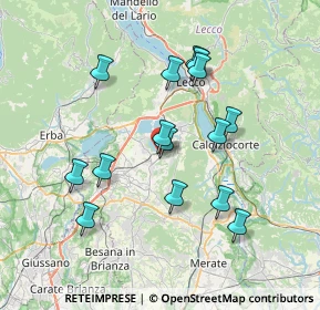 Mappa Via Vittorio Veneto, 23848 Oggiono LC, Italia (6.792)