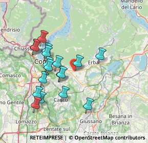 Mappa Via Luciano Manara, 22032 Albese Con Cassano CO, Italia (7.02)