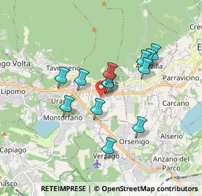 Mappa Via Luciano Manara, 22032 Albese Con Cassano CO, Italia (1.39308)