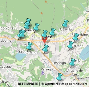 Mappa Via Luciano Manara, 22032 Albese Con Cassano CO, Italia (1.91133)