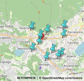 Mappa Via Luciano Manara, 22032 Albese Con Cassano CO, Italia (1.47818)