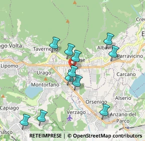 Mappa Via Luciano Manara, 22032 Albese Con Cassano CO, Italia (1.78727)