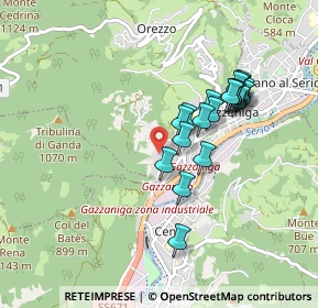 Mappa Via dei Broli, 24025 Gazzaniga BG, Italia (0.7815)