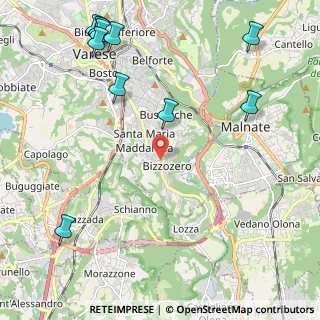 Mappa Via Ruggero Settimo, 21100 Varese VA, Italia (2.96545)