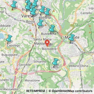 Mappa Via Ruggero Settimo, 21100 Varese VA, Italia (3.13867)