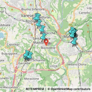 Mappa Via Ruggero Settimo, 21100 Varese VA, Italia (2.236)