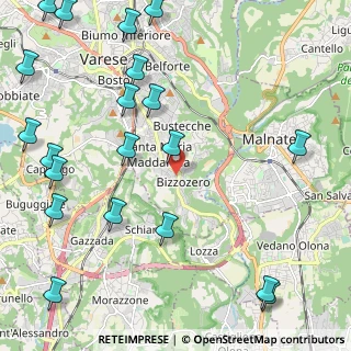 Mappa Via Ruggero Settimo, 21100 Varese VA, Italia (3.0345)