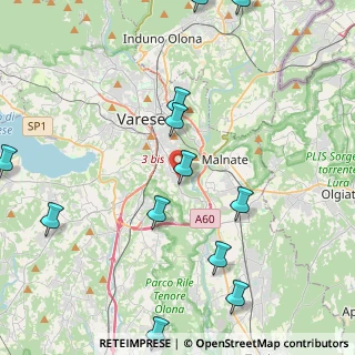 Mappa Via Ruggero Settimo, 21100 Varese VA, Italia (5.31)