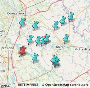 Mappa Via Liette II Tronco, 31024 Ormelle TV, Italia (6.825)
