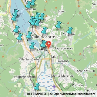 Mappa Via Fratelli Bonacina, 23801 Calolziocorte LC, Italia (2.554)