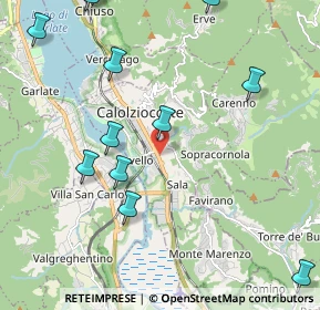 Mappa Via Fratelli Bonacina, 23801 Calolziocorte LC, Italia (2.63)
