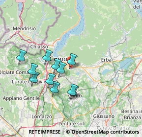 Mappa Via Enrico Fermi, 22030 Lipomo CO, Italia (6.43273)