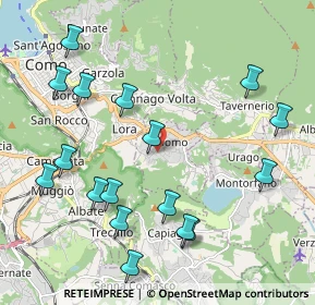 Mappa Via Enrico Fermi, 22030 Lipomo CO, Italia (2.34235)