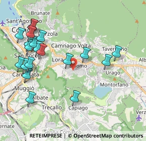 Mappa Via Enrico Fermi, 22030 Lipomo CO, Italia (2.311)