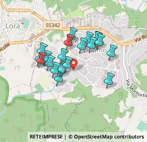 Mappa Via Enrico Fermi, 22030 Lipomo CO, Italia (0.3485)