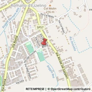 Mappa Via Ugo Foscolo, 9, 36060 Romano d'Ezzelino, Vicenza (Veneto)