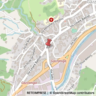 Mappa Via C. Battisti, 123, 24025 Gazzaniga, Bergamo (Lombardia)