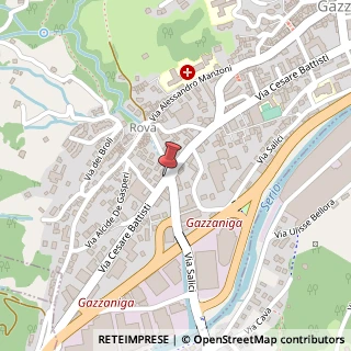 Mappa Via C. Battisti, 102, 24025 Gazzaniga, Bergamo (Lombardia)