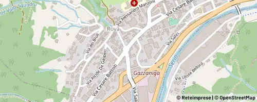 Mappa Gazzaniga