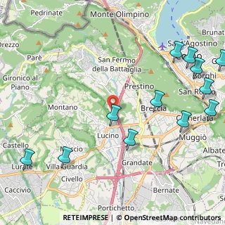 Mappa Como - Nuovo Ospedale S. Anna, 22020 San Fermo della Battaglia CO, Italia (2.85167)