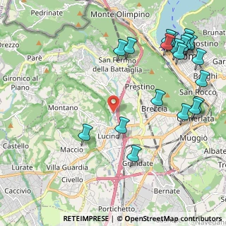 Mappa Como - Nuovo Ospedale S. Anna, 22020 San Fermo della Battaglia CO, Italia (2.7235)