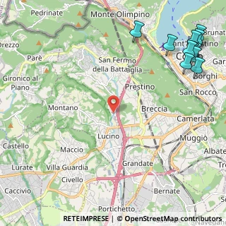 Mappa Como - Nuovo Ospedale S. Anna, 22020 San Fermo della Battaglia CO, Italia (3.36727)