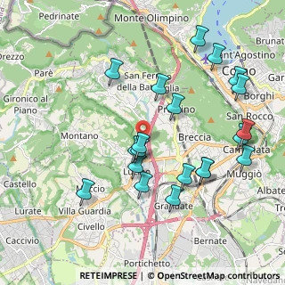 Mappa Como - Nuovo Ospedale S. Anna, 22020 San Fermo della Battaglia CO, Italia (2.064)