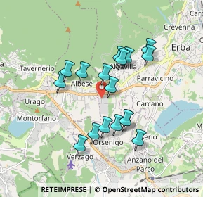 Mappa Via Padre Meroni, 22031 Albavilla CO, Italia (1.51412)