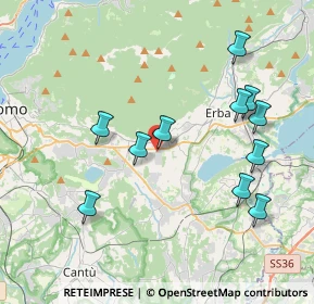 Mappa Via Padre Meroni, 22031 Albavilla CO, Italia (4.01636)