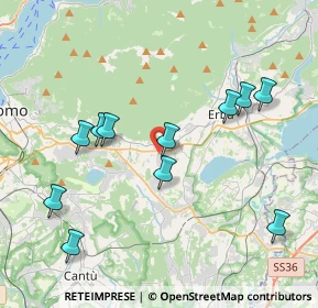 Mappa Via Padre Meroni, 22031 Albavilla CO, Italia (4.07545)