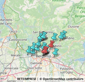 Mappa Viale XXIV Maggio, 24019 Zogno BG, Italia (9.458)