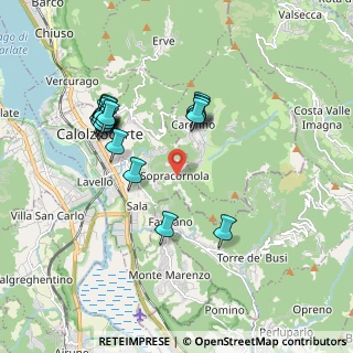 Mappa Via Caduti di Sasso Lungo, 23801 Calolziocorte LC, Italia (1.8475)