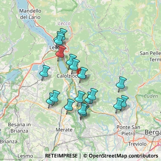 Mappa Via Caduti di Sasso Lungo, 23801 Calolziocorte LC, Italia (7.09211)
