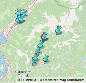 Mappa Via D. Brentana, 25061 Bovegno BS, Italia (7.566)