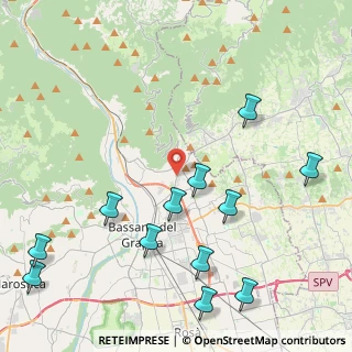 Mappa Via Enrico Fermi, 36060 Romano D'ezzelino VI, Italia (5.2375)
