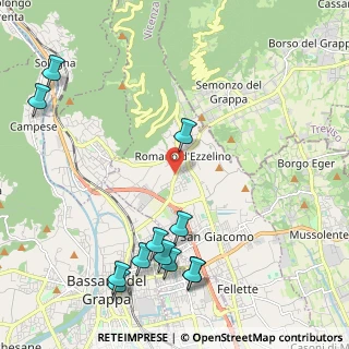Mappa Via Enrico Fermi, 36060 Romano D'ezzelino VI, Italia (2.68667)