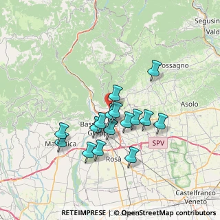 Mappa Via Enrico Fermi, 36060 Romano D'ezzelino VI, Italia (6.07)