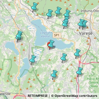 Mappa Via delle Favie, 21020 Bodio Lomnago VA, Italia (5.07625)