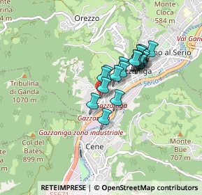 Mappa Via Giacomo Matteotti, 24025 Gazzaniga BG, Italia (0.6185)