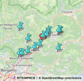 Mappa Via Giacomo Matteotti, 24025 Gazzaniga BG, Italia (5.59214)