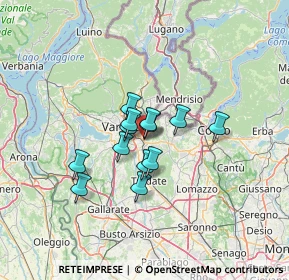 Mappa Via dei Mille, 21046 Malnate VA, Italia (8.50615)