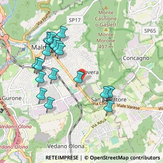 Mappa Via Luigi Settembrini, 21046 Malnate VA, Italia (1.0455)
