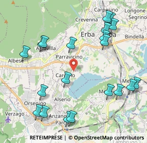 Mappa Via Casaletto Nadalino, 22031 Albavilla CO, Italia (2.468)