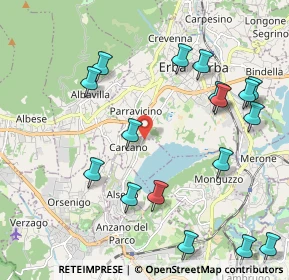 Mappa Via Casaletto Nadalino, 22031 Albavilla CO, Italia (2.42353)