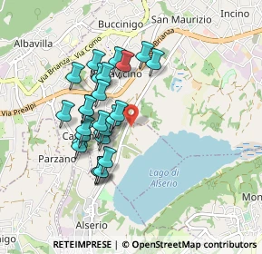 Mappa Via Casaletto Nadalino, 22031 Albavilla CO, Italia (0.73704)