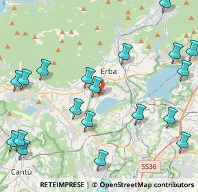 Mappa Via Casaletto Nadalino, 22031 Albavilla CO, Italia (5.5705)