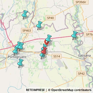 Mappa Via Camillo Benso Conte di Cavour, 30025 Fossalta di Portogruaro VE, Italia (4.03364)